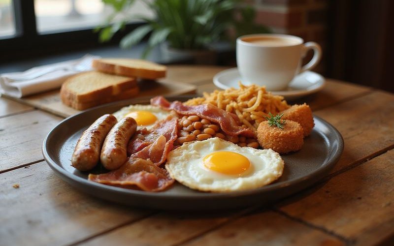 Big Breakfast the complete morning meal at Bubbs and Bites Cafe