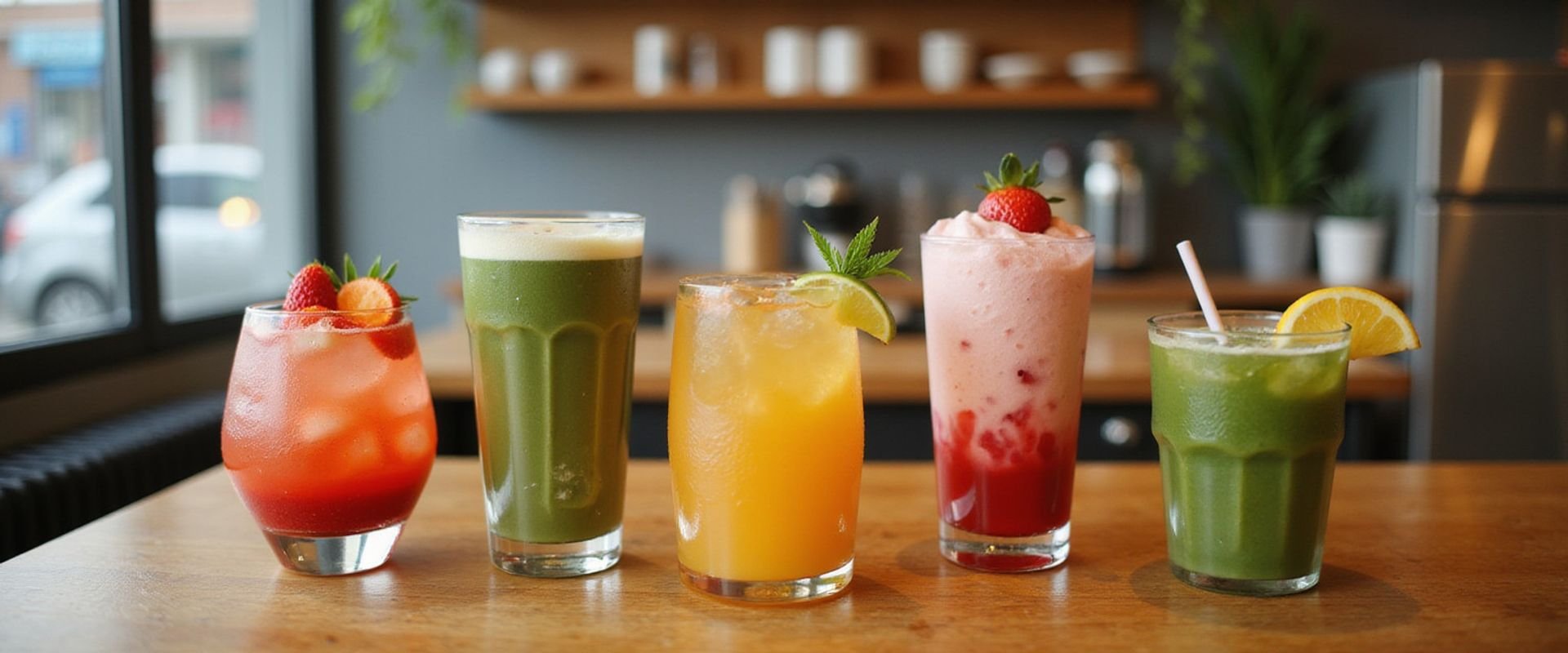 Mocktails & Non-Coffee menu items at Bubbs and Bites Cafe featuring delicious options served fresh daily