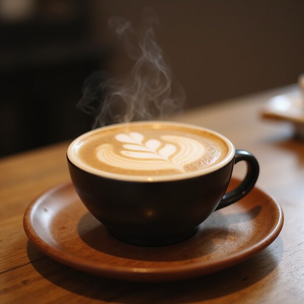 Beautifully crafted latte art on specialty coffee at Bubbs and Bites Cafe showing barista expertise and premium coffee quality